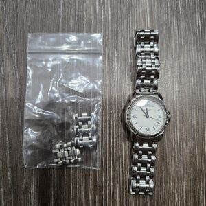 Tissot Silver Stainless Steel Watch with Link Bracelet
